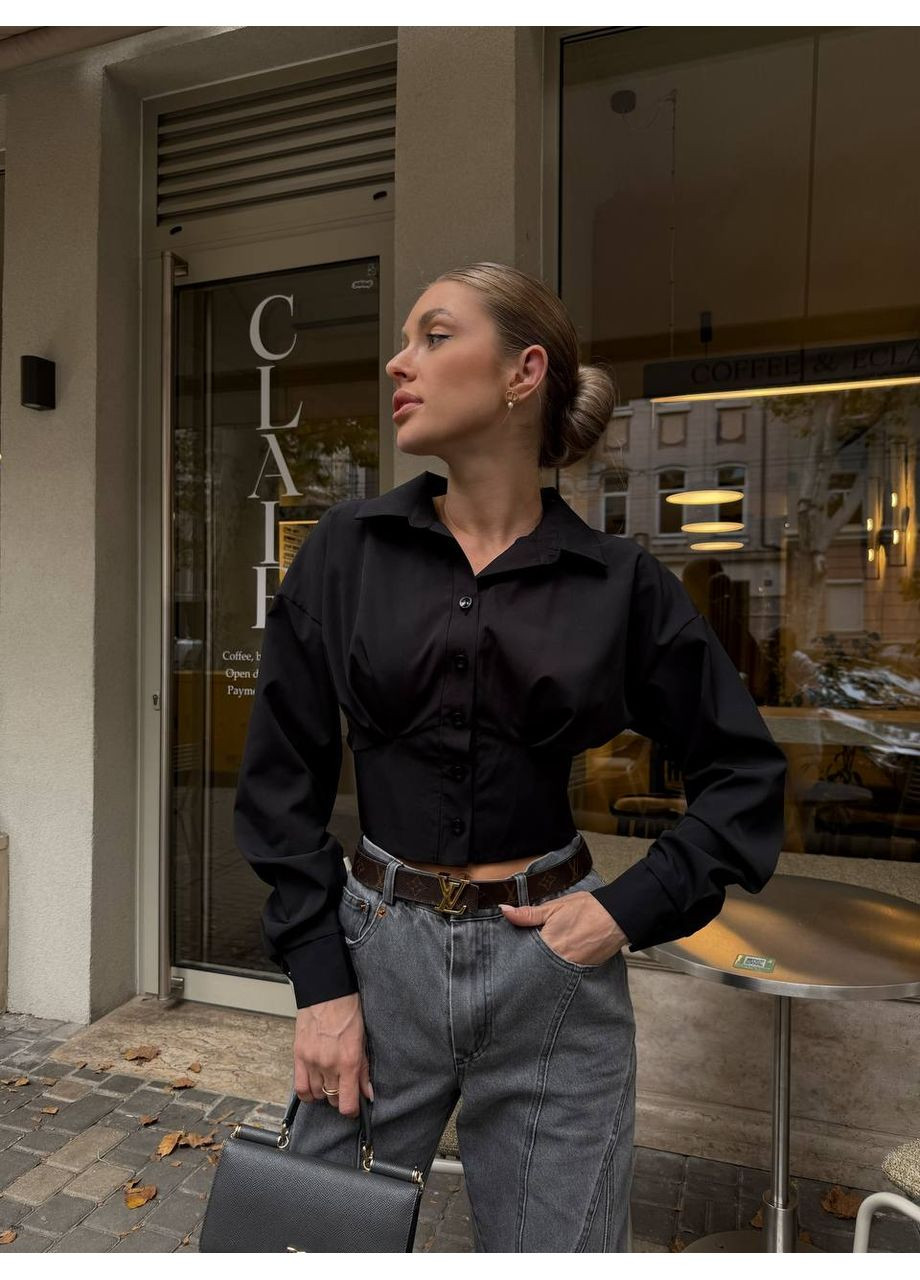 Черная рубашка Osoblyva