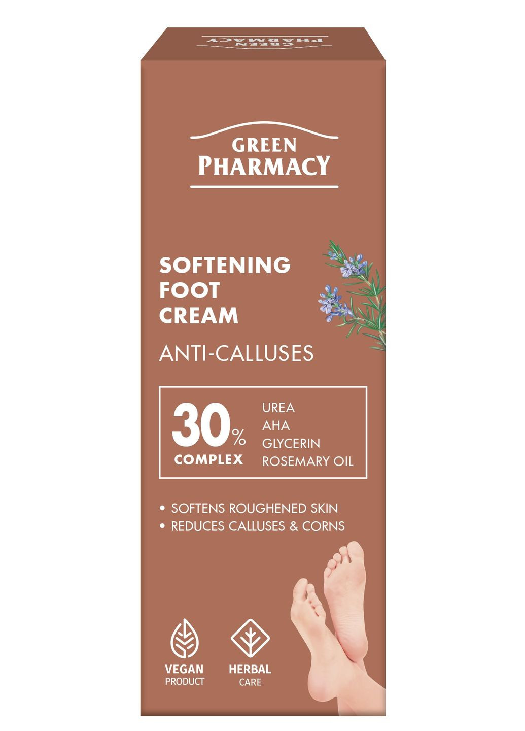 Крем для ног размягчающий, 75 мл Green Pharmacy (346241094)