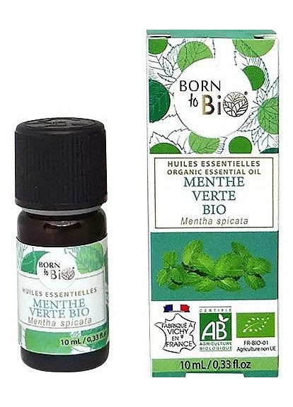 Органічна ефірна олія "М'ята кучерява" Aromatherapie 10ml (1267441-145386) Born to Bio (369104290)