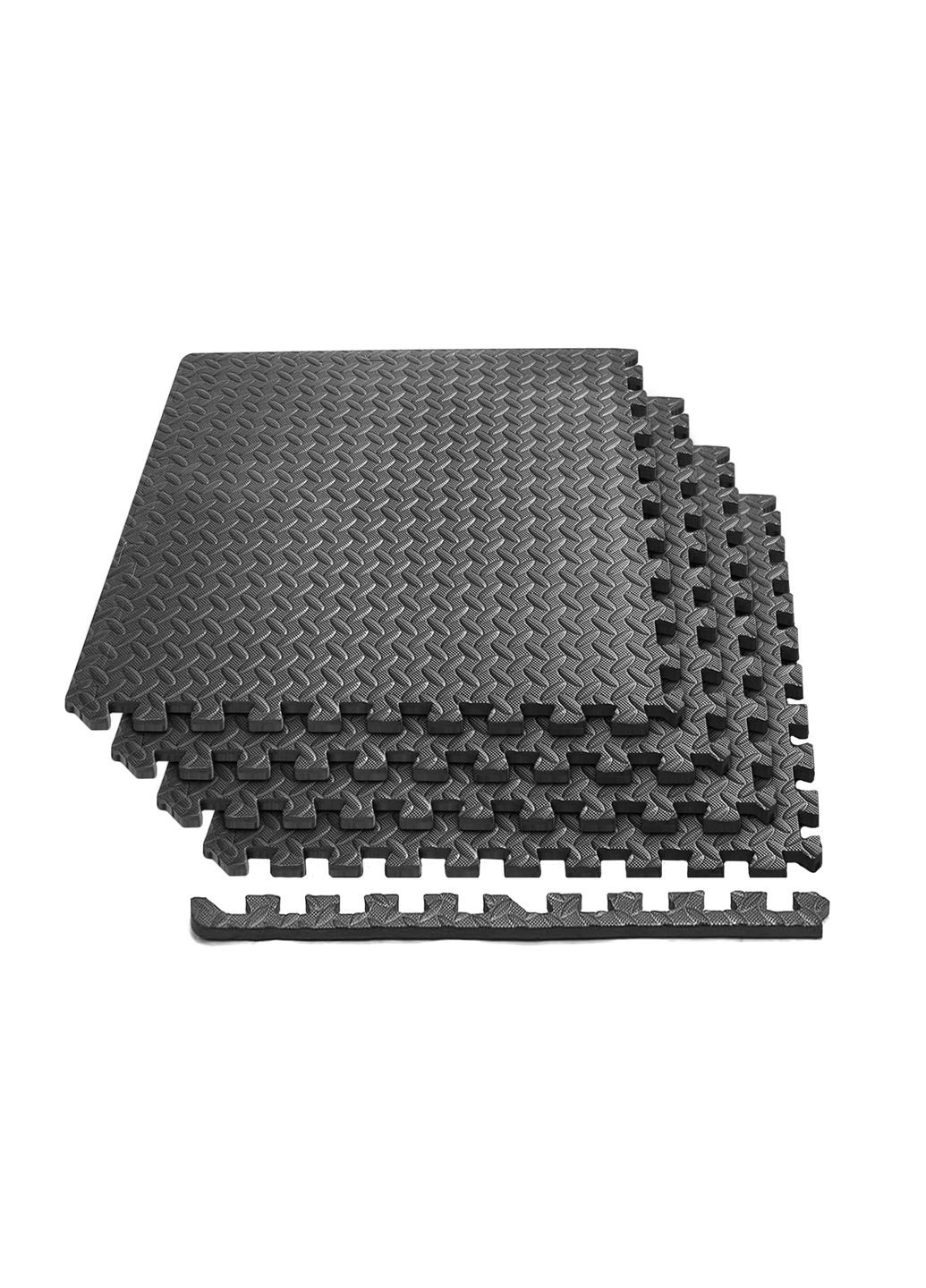 Татамі мат SwallowTail-2 4 шт (60х60х2 см) пазл ластівчин хвіст з бортиком (A-022396) EasyFit (323214030)