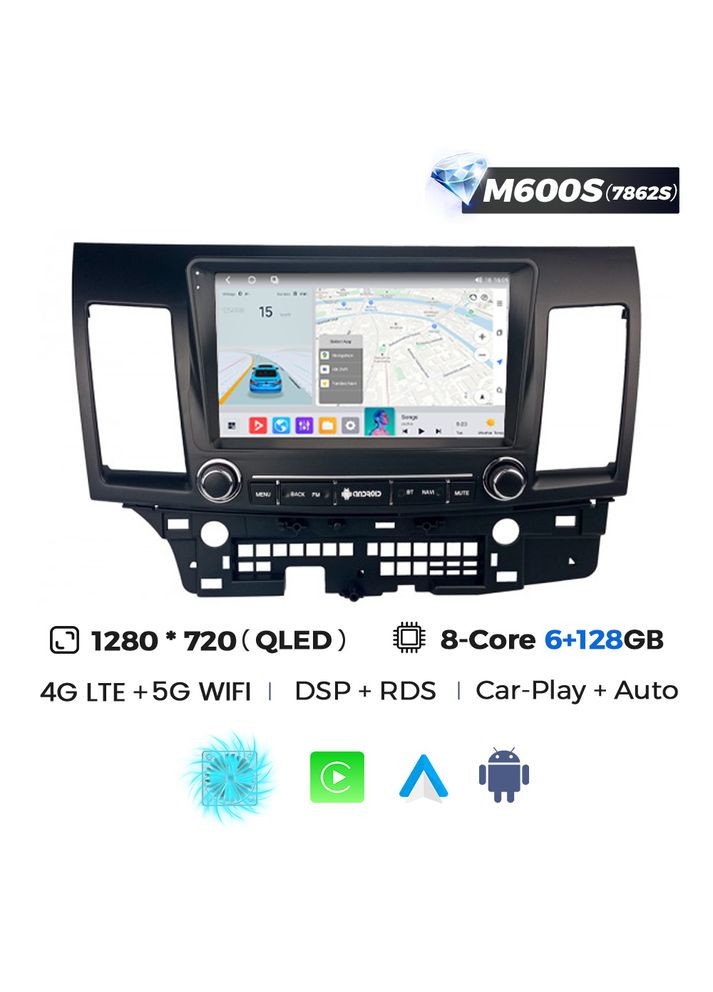 Штатна магнітола Mekede MS Lancer 10 (2007- 2012) QleD Mitsubishi (368971250)