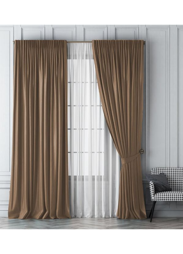 Штора Софт Блекаут капучино 1 шт 200х270 No Brand (353833889)