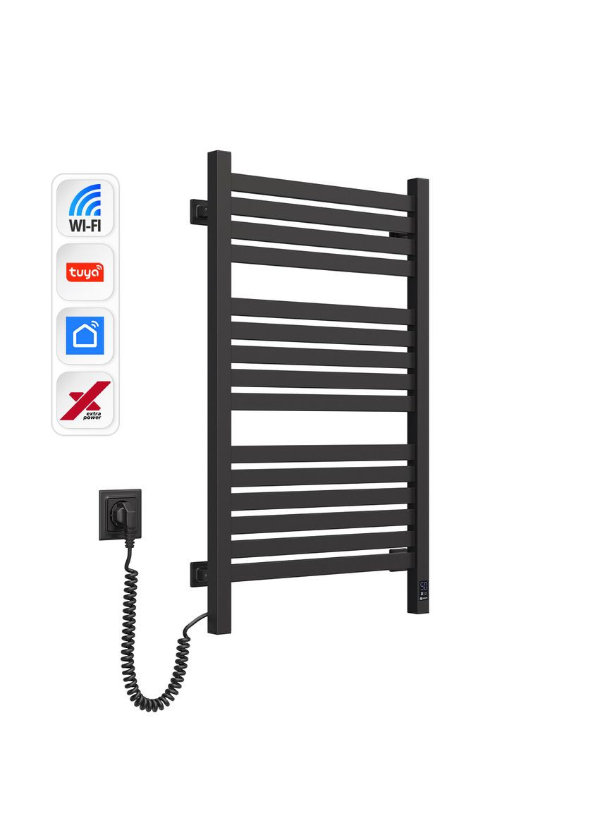 Електрична рушникосушка Авангард X 480х800 Sensor з WI-FI лівобічна, муар 12-272155-4880 Navin (367610516)