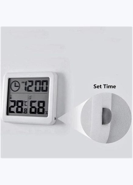 Годинник цифровий з вологоміром, термометром для дому Boer (317297358)