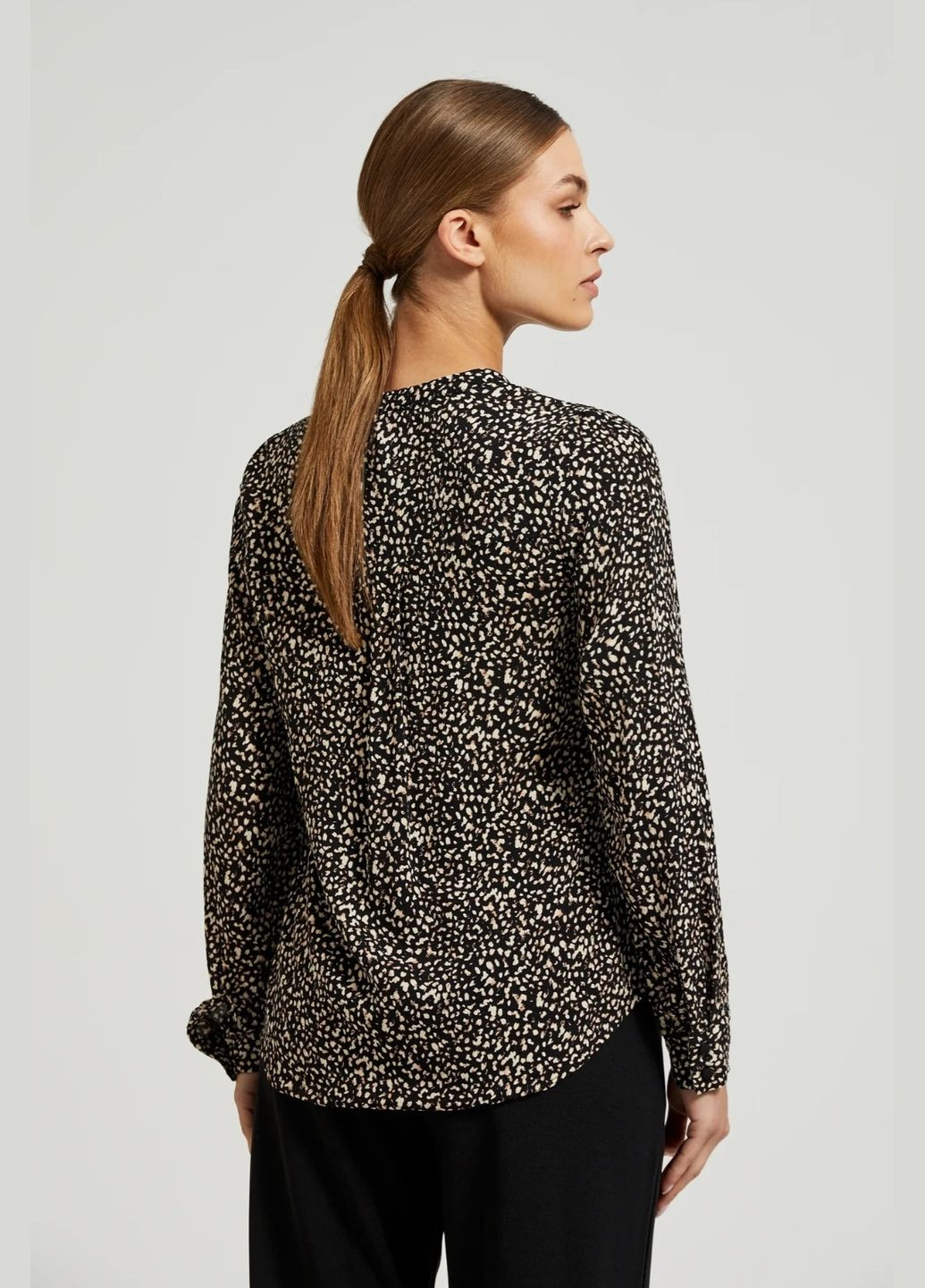 Чёрная блузка женская Moodo