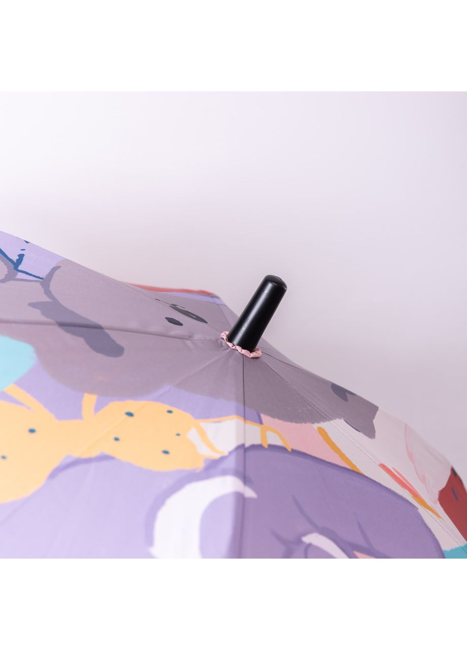 } парасолька дитяча механічна елегантна з принтом міцна надійна з поліестеру діаметр 90 см фіолетовий hp-23-13v Yiwu (369673494)