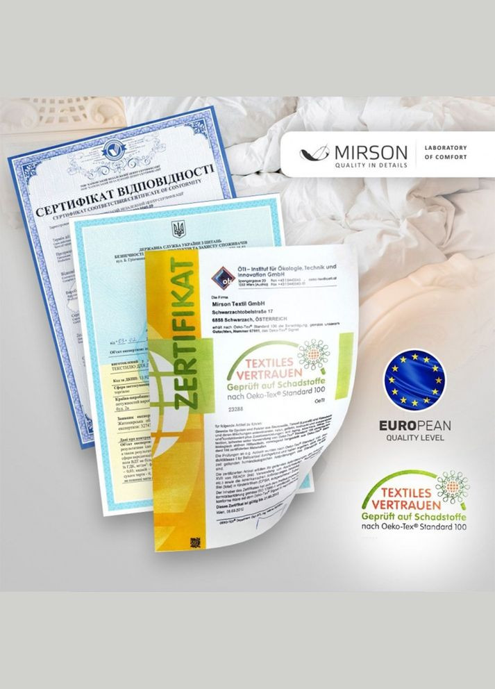 Ковдра Raffaello 053 зима+ 200x220 см 8061875 Mirson (316612993)