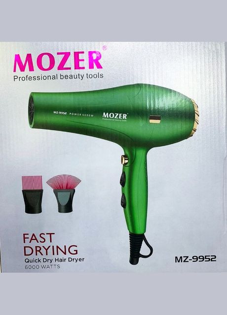 Профессиональный фен MZ-9952 4000 Вт для сушки укладки волос Mozer (297332126)