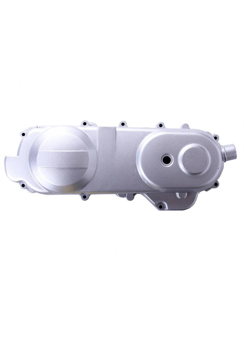 Кришка варіатора 4T GY6 50 (12 колесо, 139QMB, срібляста) AMG (370177245)