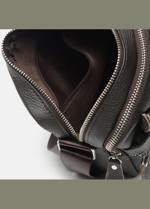 Чоловіча шкіряна сумка K18016a-brown Borsa Leather (322189953)
