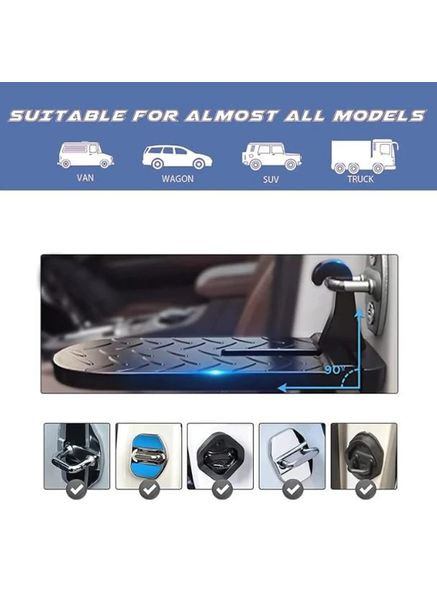 Дверная автомобильная ступенька-подножка съемная, для доступа на крышу, универсальная, алюминиевый сплав China (358500926)