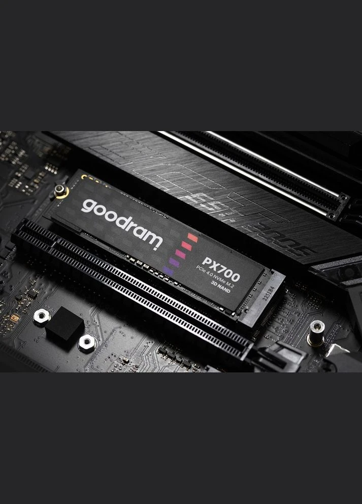 Накопичувач SSD 2TB PX700 M.2 2280 PCIe 4.0 x4 NVMe 3D NAND (SSDPR-PX700-02T-80) Goodram (347586103)