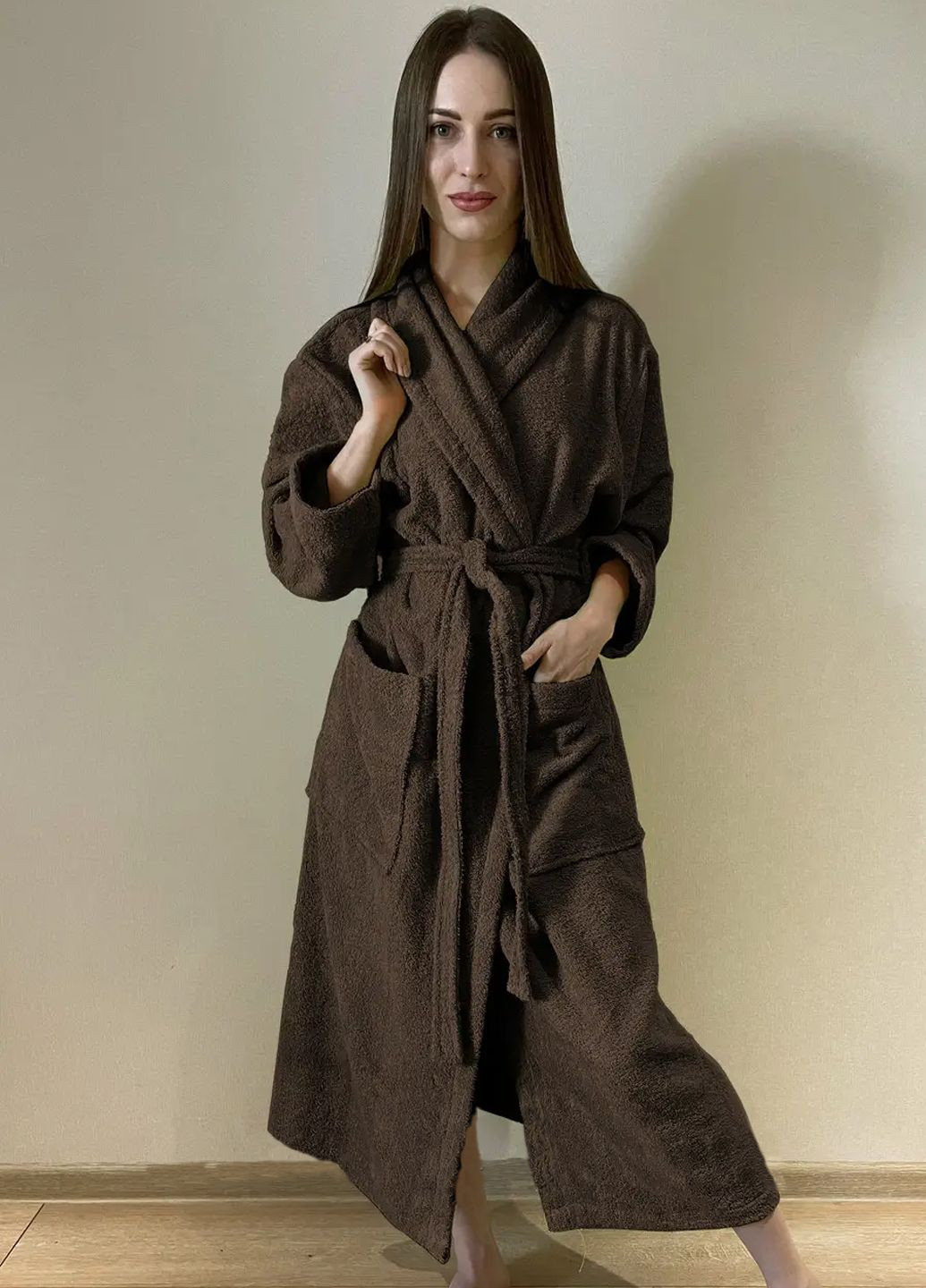 Халат женский махровый, размер XL 54-56 Vishnya (322034872)