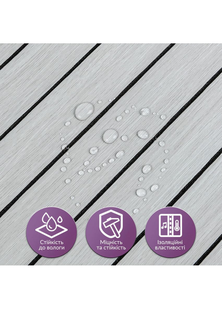 Покрытие виниловое самоклеющееся 3D рейки 600х600х2,8мм StickerWall-SW-00003246 Sticker Wall (370563884)