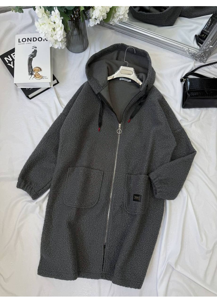 Теплое женское тренч-пальто из букле каракуль – стиль и комфорт для осенне-зимнего сезона (замеры в описании) DK/DL Мода без кордонів на пуговицах демисезон (366346532)