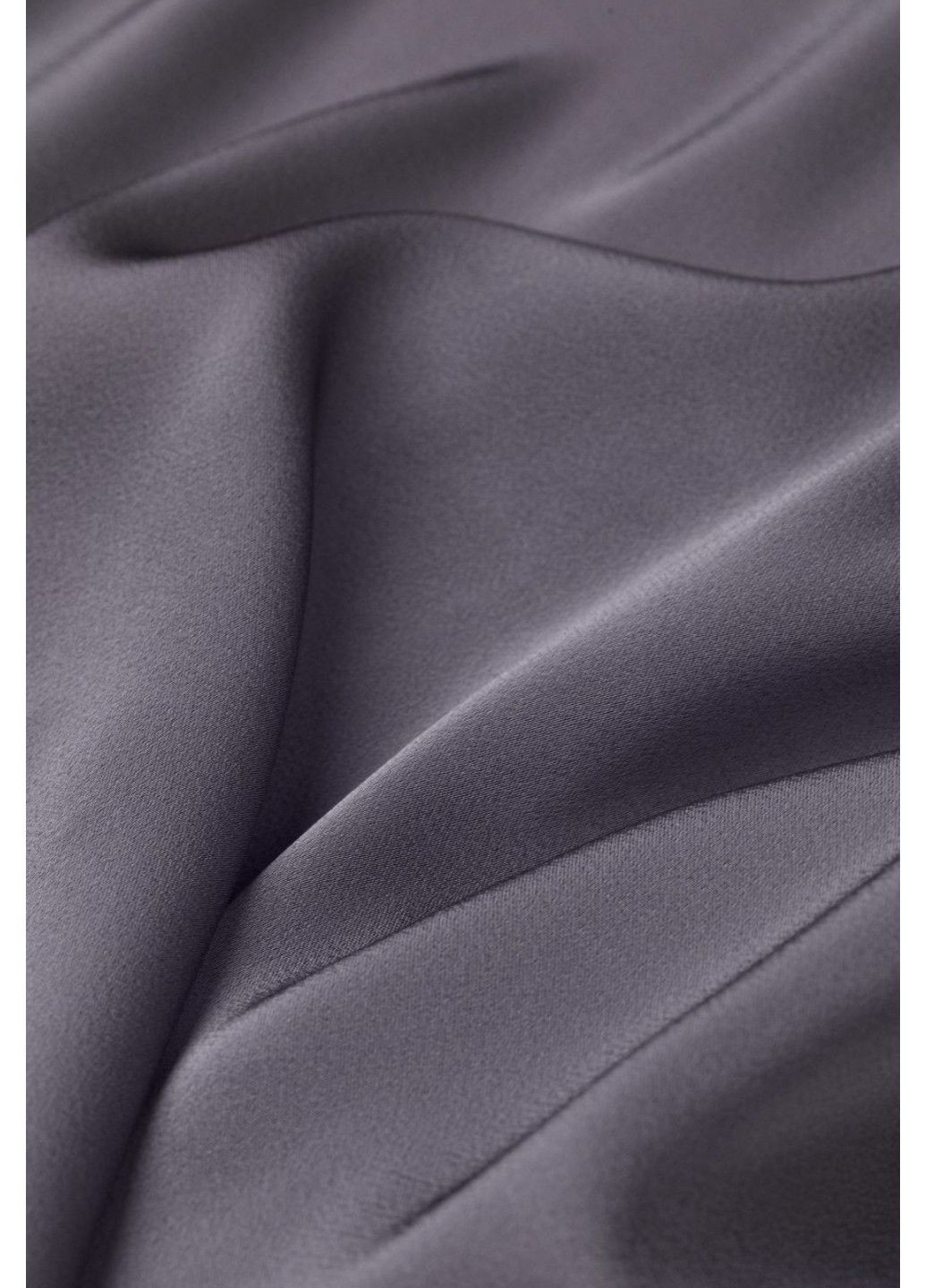 Темно-серое повседневный женское атласное платье н&м (56726) s темно-серое H&M