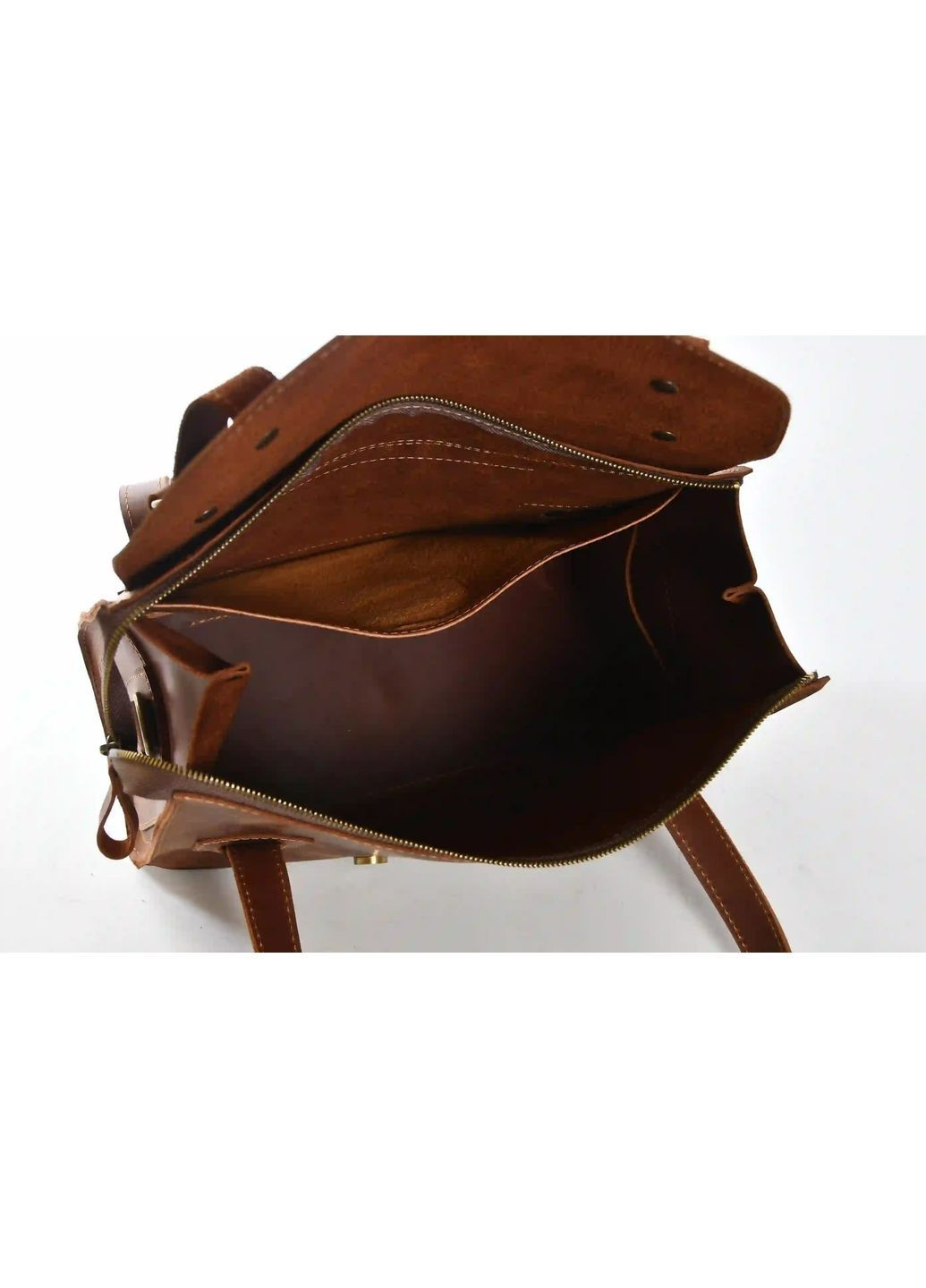 Сумка - саквояж ручної роботи з натуральної шкіри "крейзі хорс" Helen Саквояж (370785201)