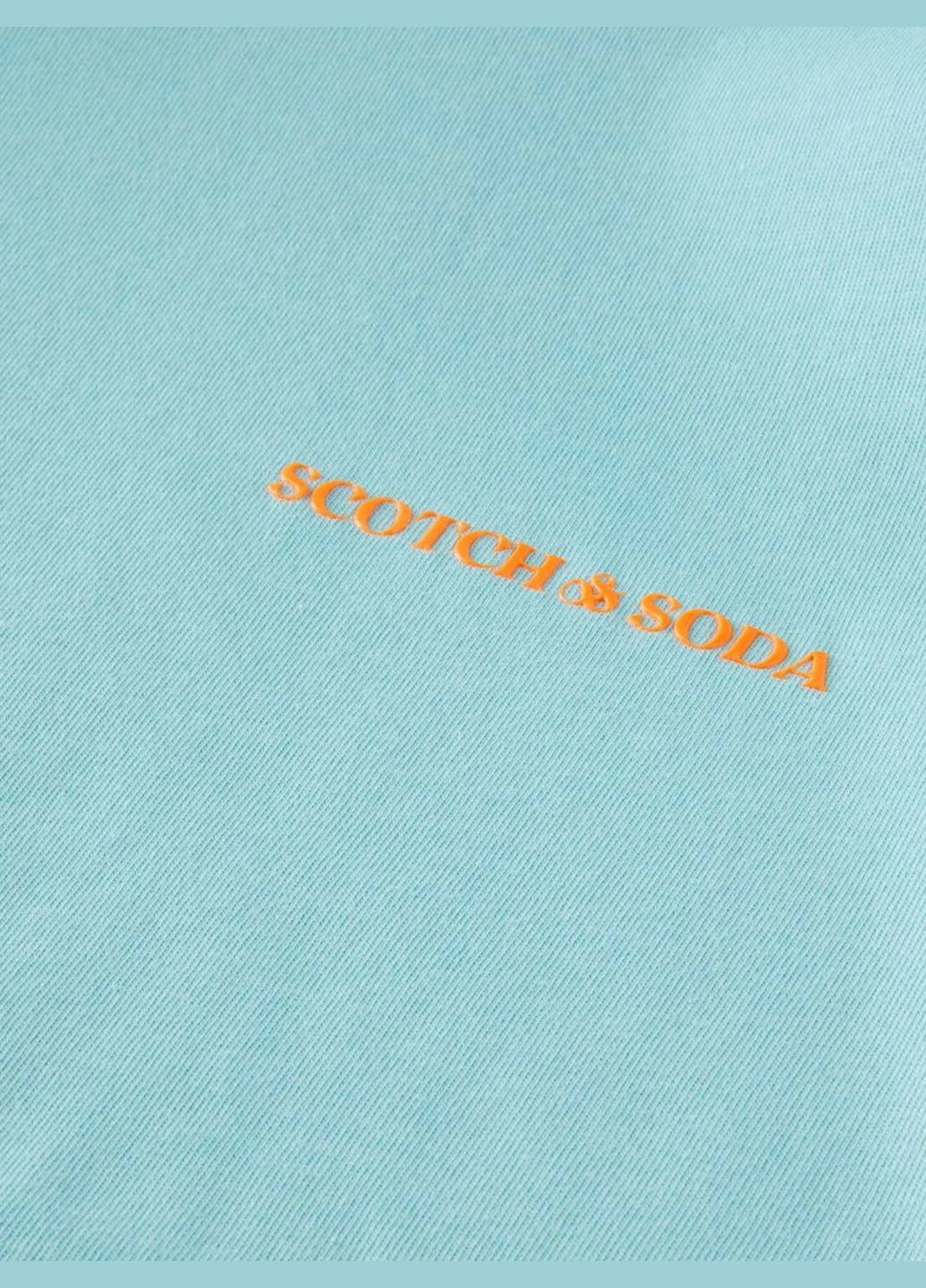 Блакитна футболка Scotch & Soda