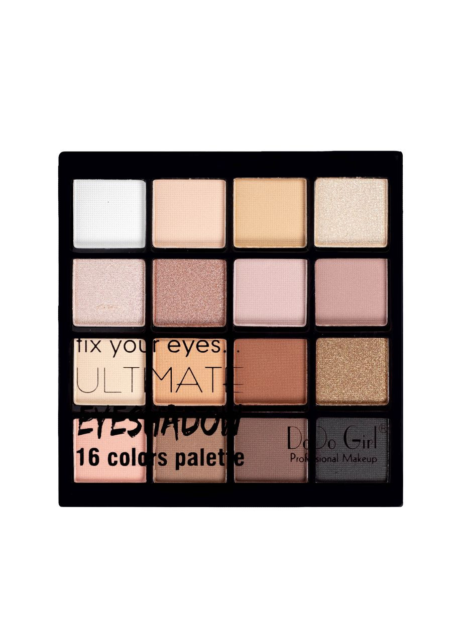Тени для век Ultimate 16 оттенков D3048 DoDo Girl (300676773)