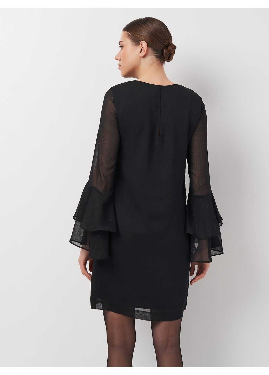 Чорна кежуал сукня H&M однотонна