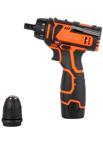 Шуруповерт-дрель аккумуляторная TCD-12/2 BS Kit (850979) Tekhmann (360418273)