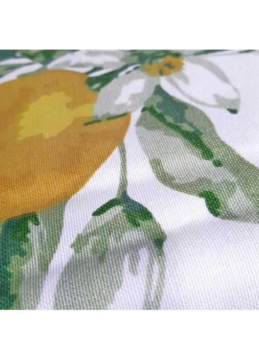 Скатерть Amalfi Lemon водостойкая 130х180 см белая (2800005024388) SoundSleep (393669805)