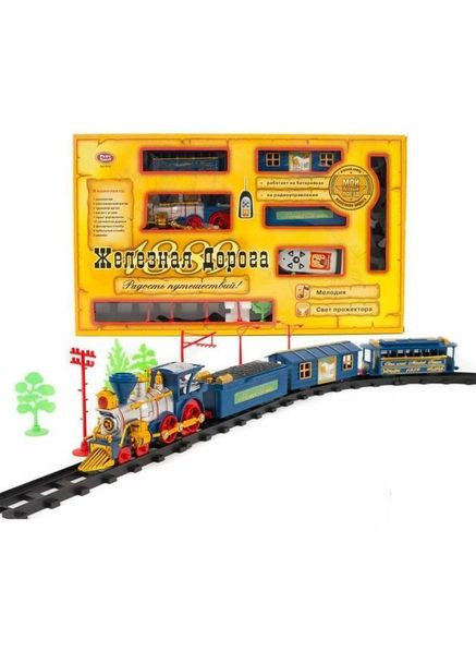 Железная дорога на радиоуправлении PLAY SMART Мой первый поезд 3 вагона (0620/40351) Limo Toy (365590079)