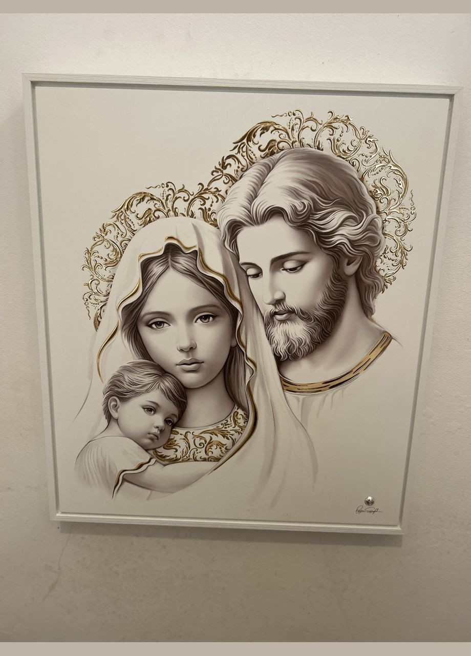 Ікона картина Свята Родина (39 x 45 см) Q520 1ORO Valenti (337363434)