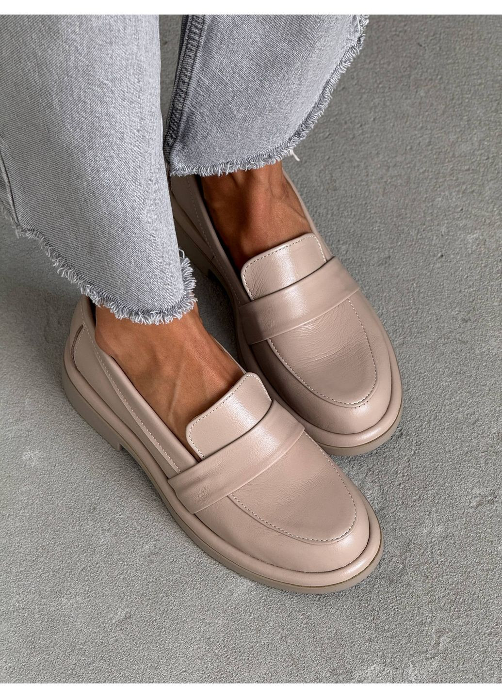 No Brand Лофери NikArt бежевий з, — (356455378)