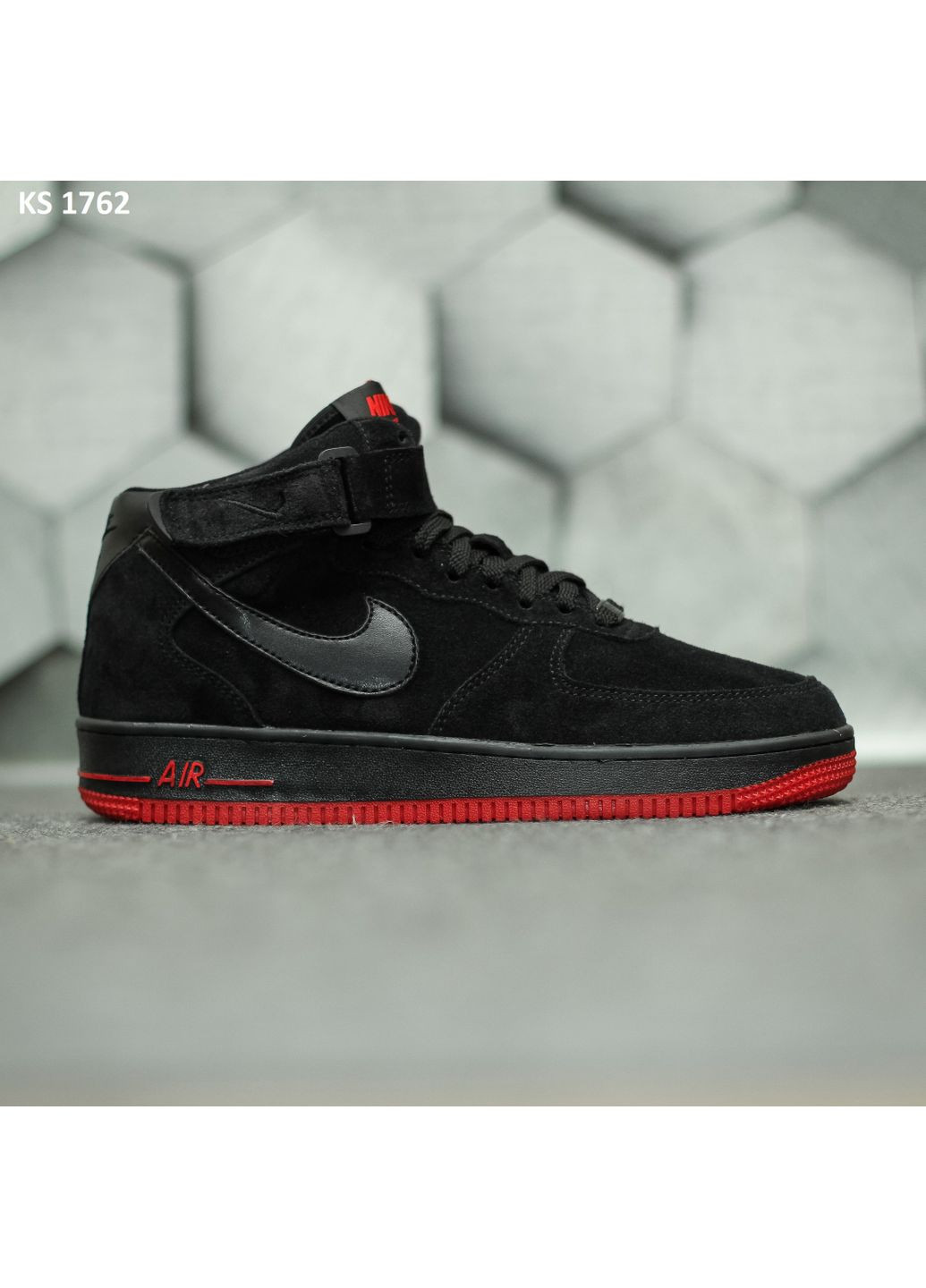 Комбіновані Осінні кросівки чоловічі nike air force 1 07 high найк аір форс 1 преміум No Brand