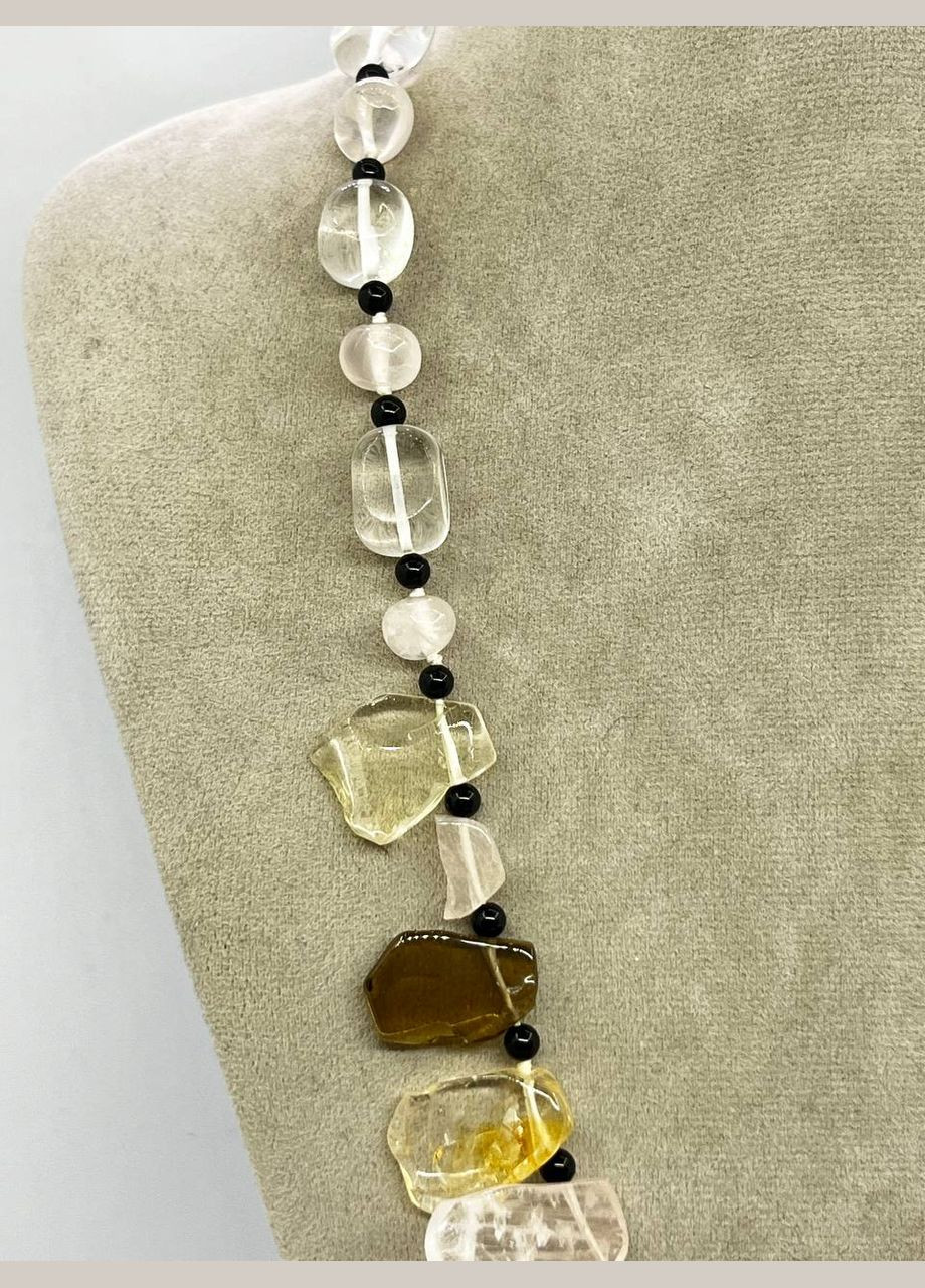 Бусы микс кварц 60 см No Brand (300800559)