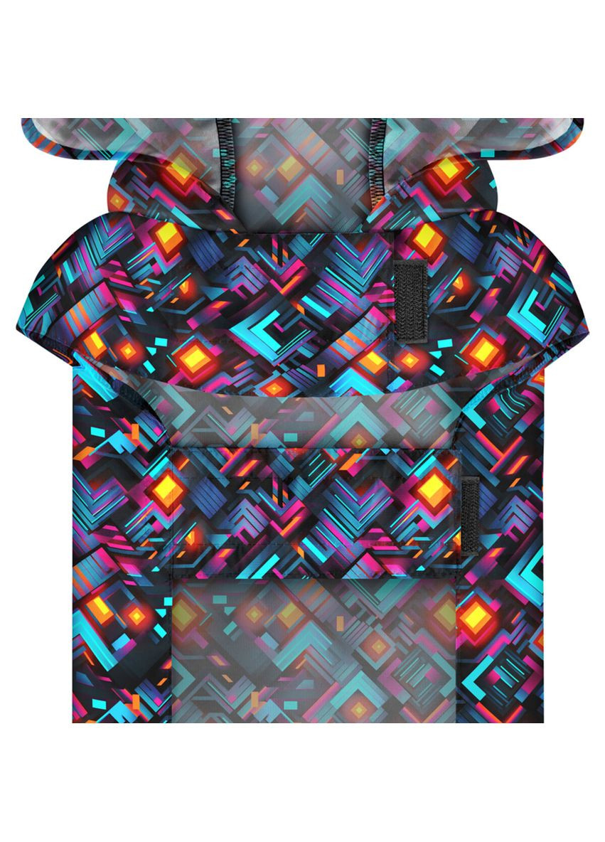 Дощовик-накидка з капюшоном для собак Clothes, А 23-26 см, B 30-36 см, С 15-20 см WAUDOG (322642861)