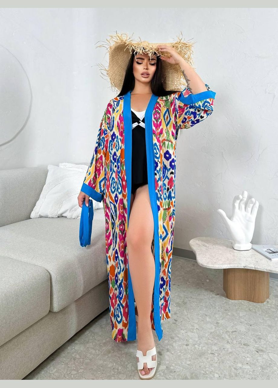 Жіноча пляжна туніка-сукня 657 No Brand oversize (298289891)