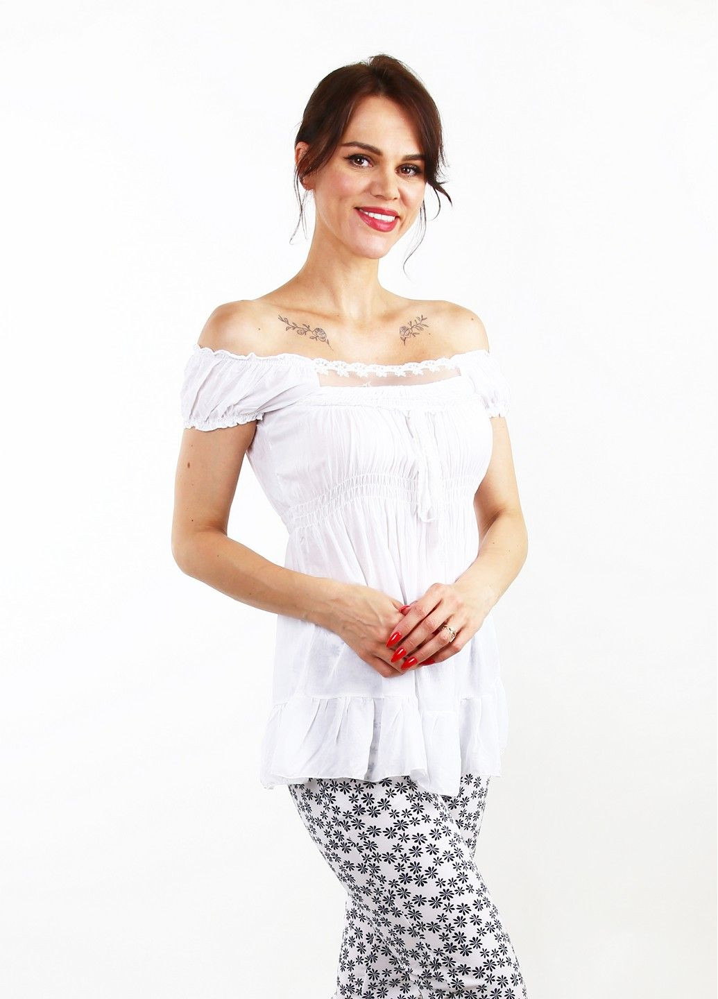 Белая блуза Mtp