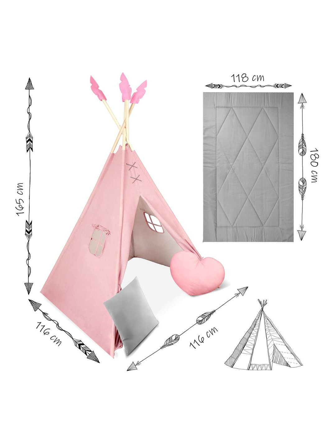 Вігвам дитячий NK-406 Nukido (332202174)