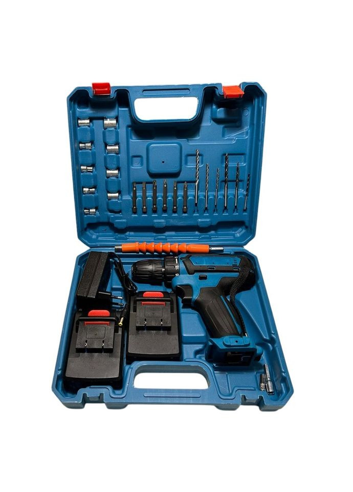 Шуруповерт-дриль акумуляторний в кейсі 24V Набір інструментів слюсарних 28 в 1 з повним комплектом насадок біт і свердл No Brand (329902259)