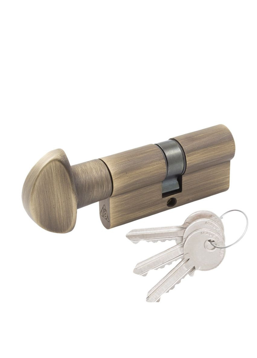 Циліндр Cortelezzi 117F 30x30 ключ / поворот. ант бронза Cortellezzi (322647989)