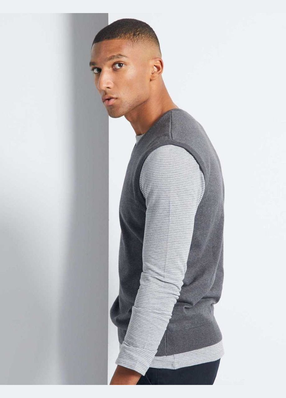 Жилетка,темно-сірий, Kiabi (278276460)