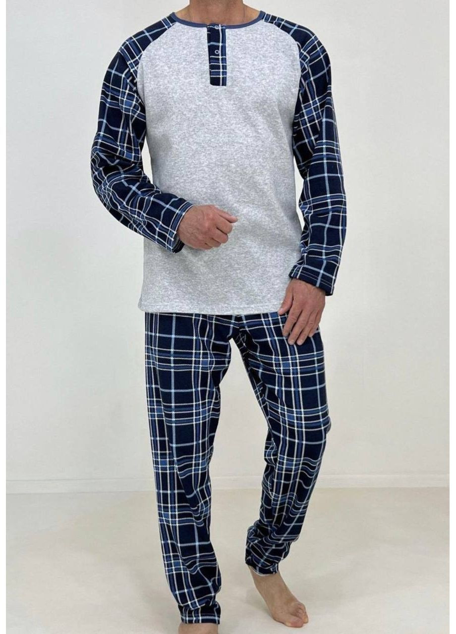 Чоловіча піжама на байці No Brand (369563193)