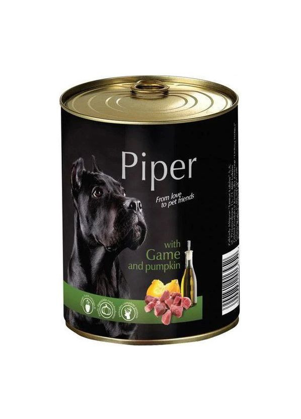 Влажный корм для собак Piper Dog с дичью и тыквой 400 г (5902921300311) Dolina Noteci (279565408)
