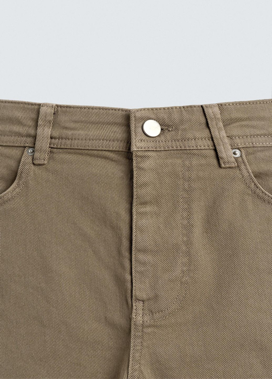 Светло-коричневые повседневный демисезонные брюки Zara