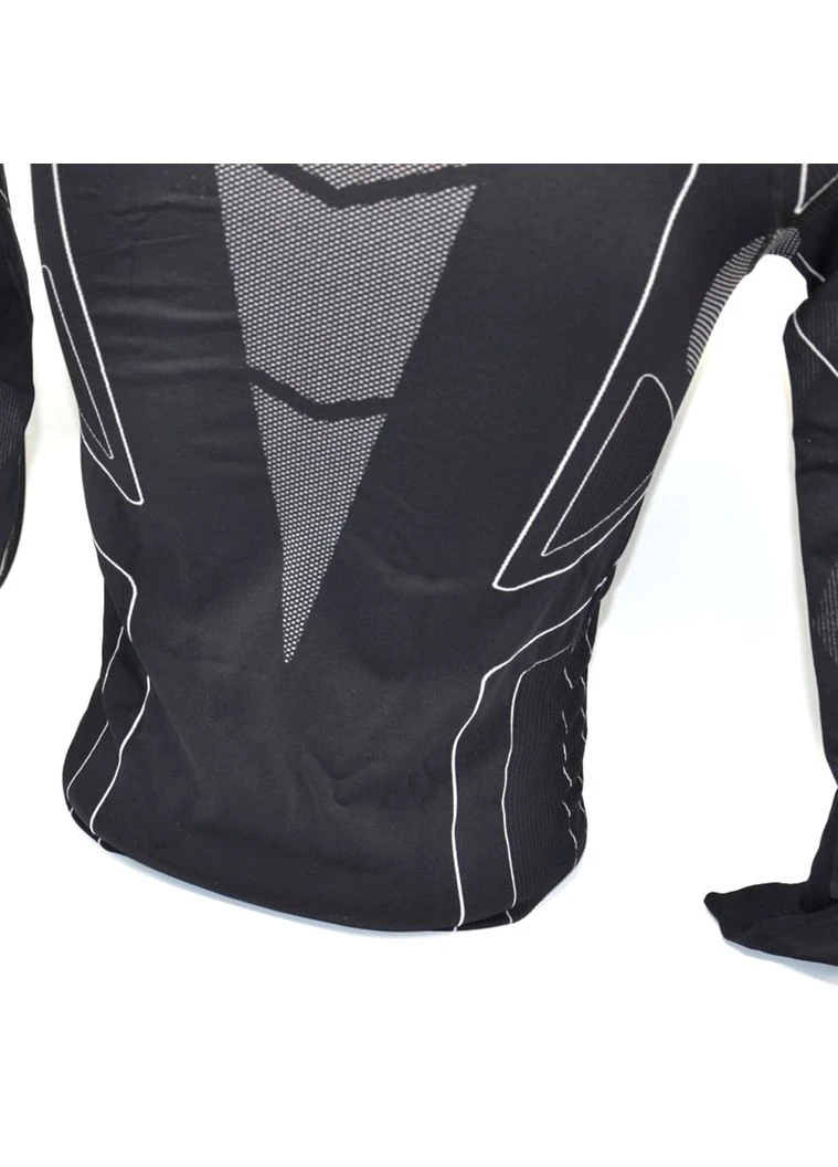 Термокофта (лонгслив) X TECH Maglia Race 3 Munica Lunga giroc Nero XXL/XXXL Черная X-Tech (388105827)