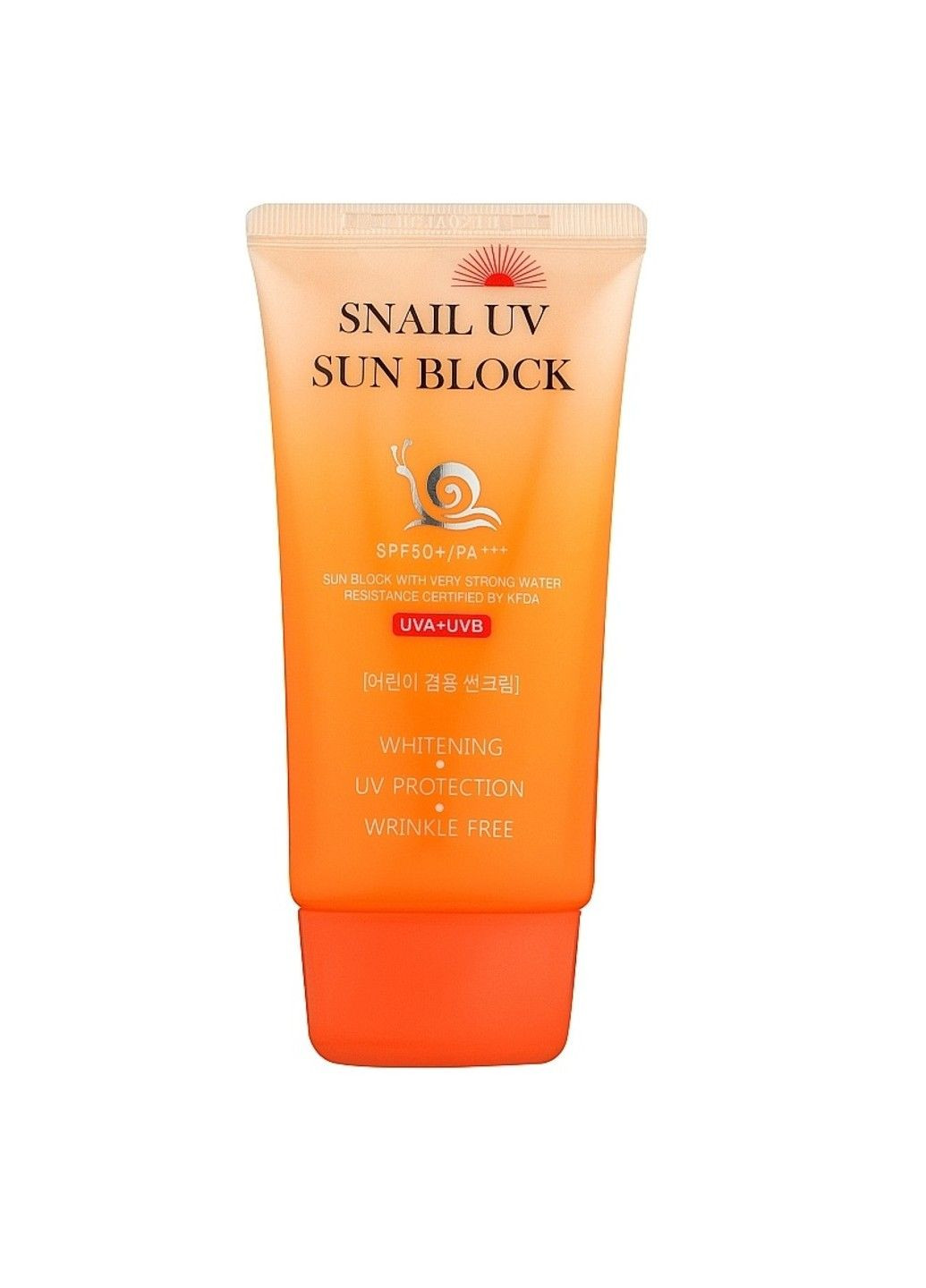 Солнцезащитный крем с муцином улитки Snail Uv Sun Block Cream SPF50+ 70 мл Jigott (289134796)