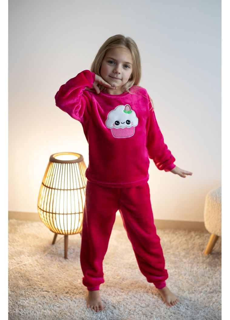 Малинова піжама для дівчаток 02-2706-23в 104 см Авекстекс