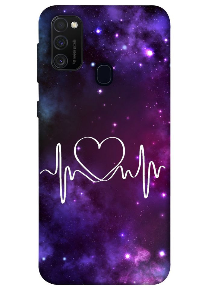 Чохол з принтом для Samsung Galaxy M30s, Samsung Galaxy M21 / для самсунг галаксі М30с / М21 Кардіограма No Brand (339874032)