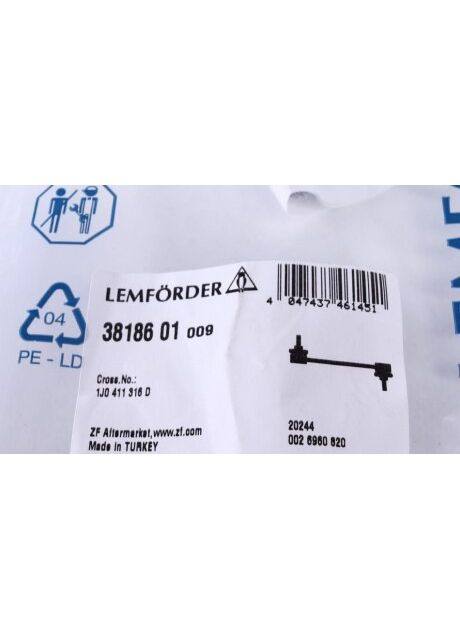 Тяга стаб. AUDI, GEELY, SEAT, SKODA, VW передн. вісь (Старий номер 25886 01) (Вир-во Lemferder) 38186 01 Lemforder (368134227)