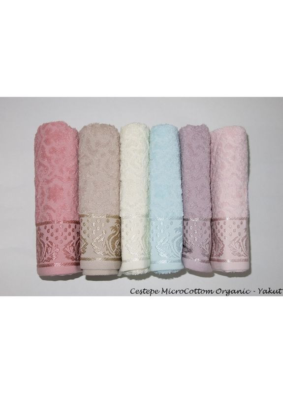 Cestepe набір рушників cotton delux жакард — yakut 50*90 (6 шт.) комбінований виробництво -