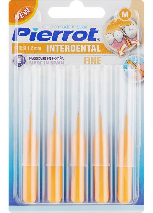 Межзубные ершики 1.1 мм Interdental Fine 5шт (806012-42784) Pierrot (368623347)