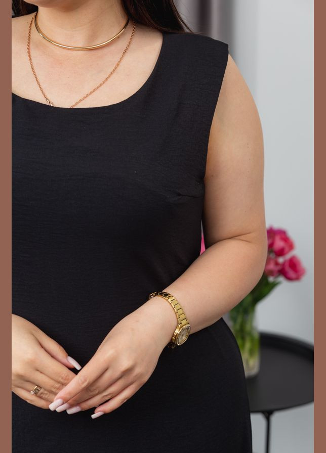 Черное повседневный платье 25.2667 46( ) AKSAN