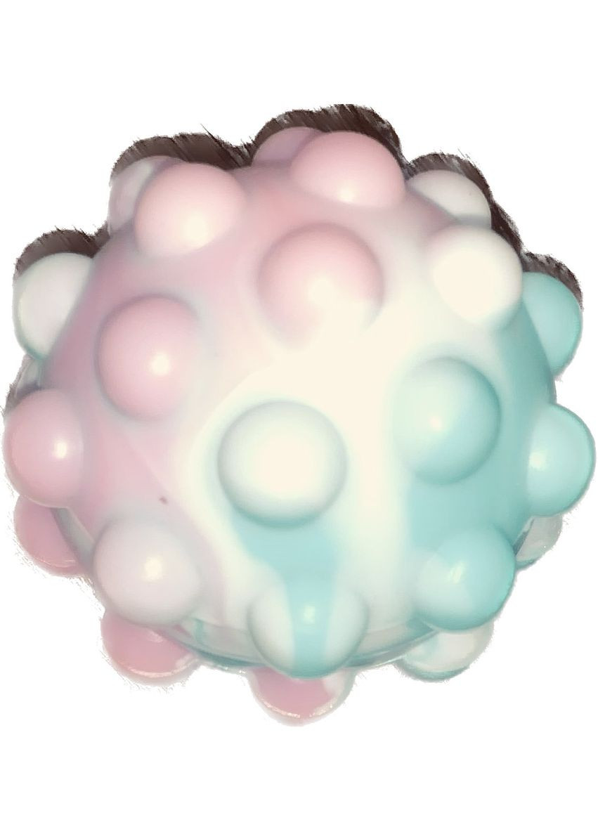 Антистрес мячик для зняття стресу по дит pop it рожевий No Brand (315633367)